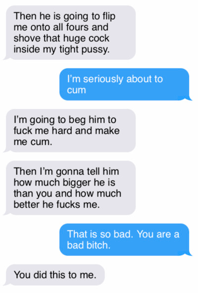 400px x 592px - Cuckhold texts - Texting hubby fucking big dick coworker