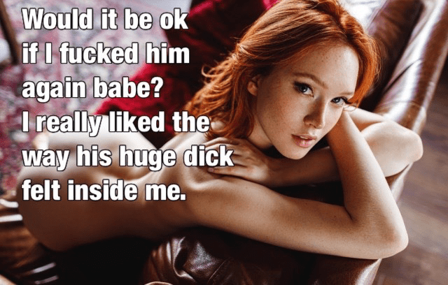 Celebrity Porn Caption Redhead - Cuckhold Captions - Hotwife Stories